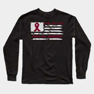 No One Fights Alone Sickle Cell Awareness Long Sleeve T-Shirt